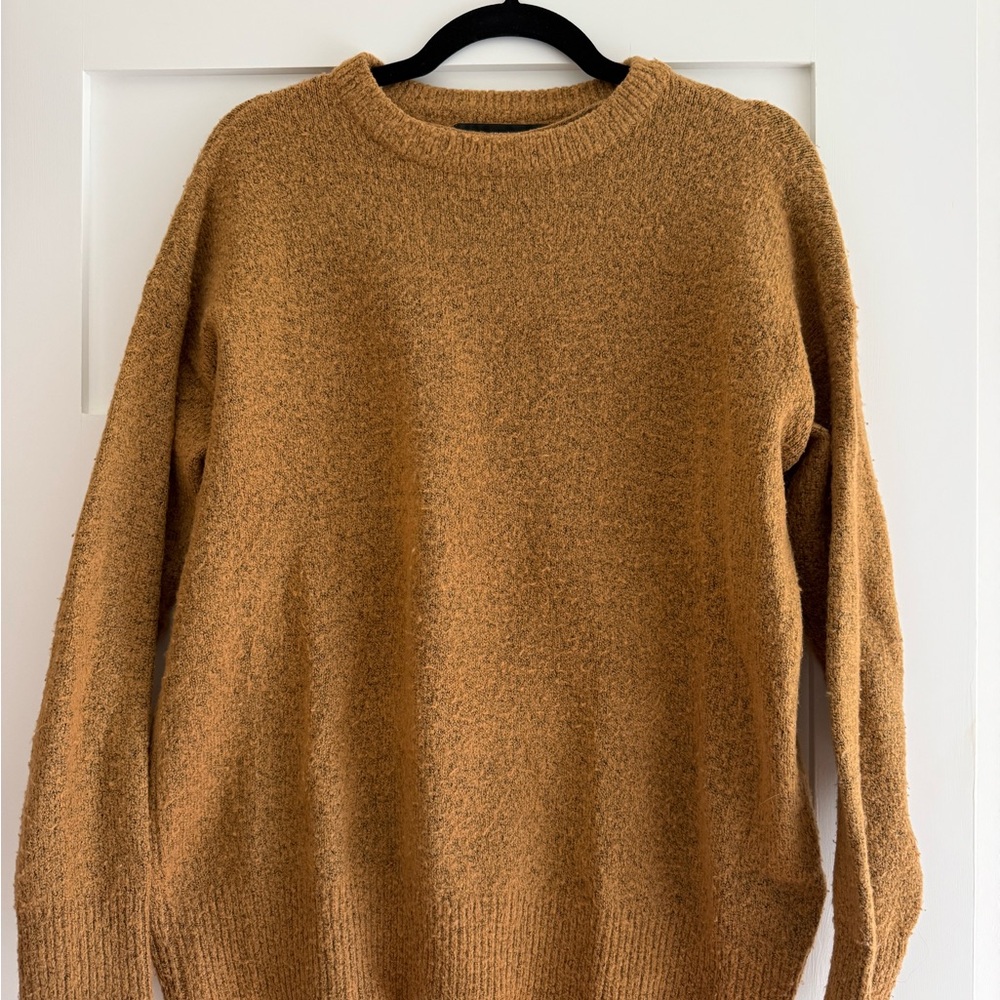 Vero Moda Women’s Camel/ Mustard Yellow Crewneck Sweater